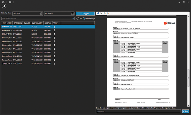 in-software compliance document