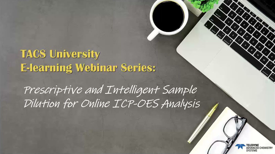 Sample Injection Icp Prescriptive and Intelligent Sample Dilution for Online ICP-OES Analysis